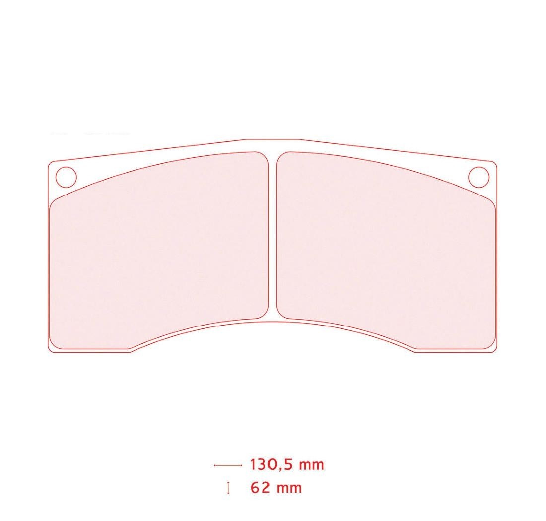 Pastiglie Freno CARBONE LORRAINE Modello FRP1077