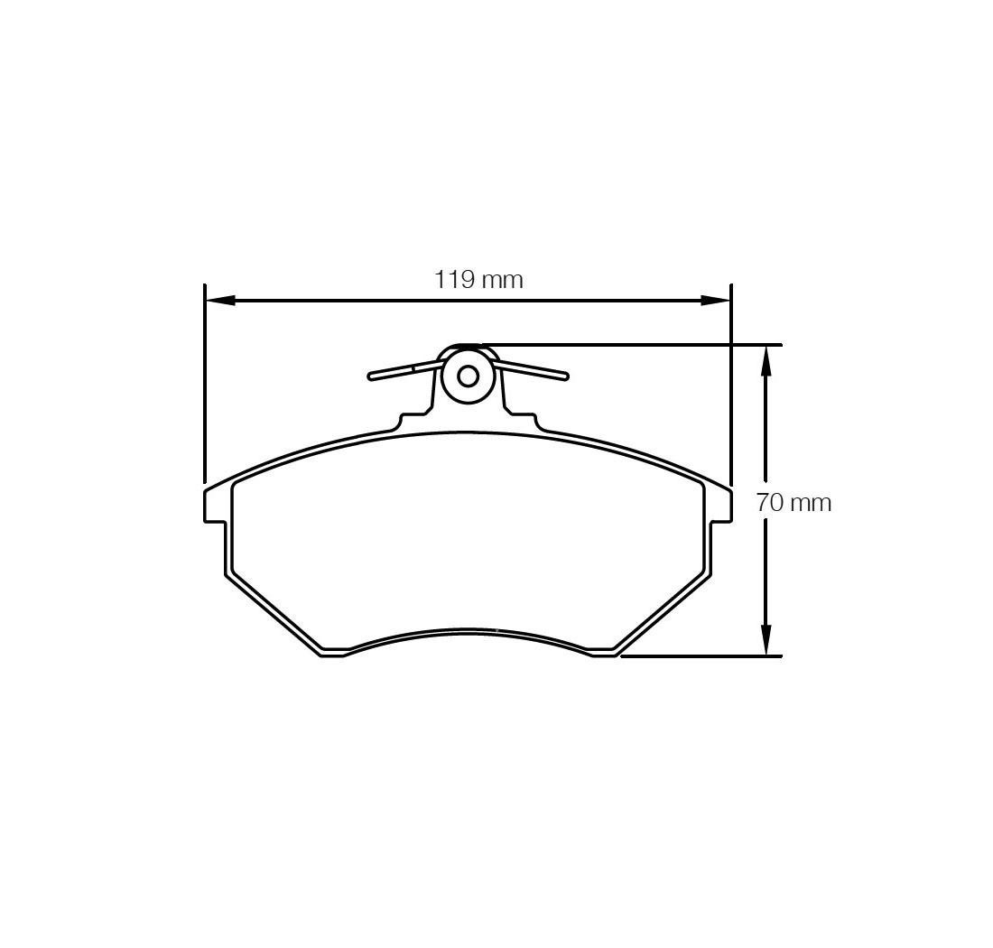 Pastiglie Freno PAGID Modello FCP774