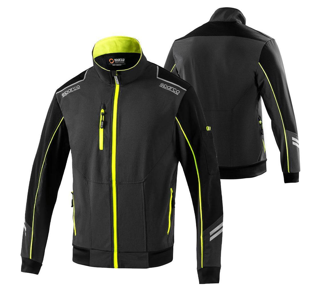 Chaqueta corta viento TECH LIGHT-SHELL Austin - gris/amarillo fluo L