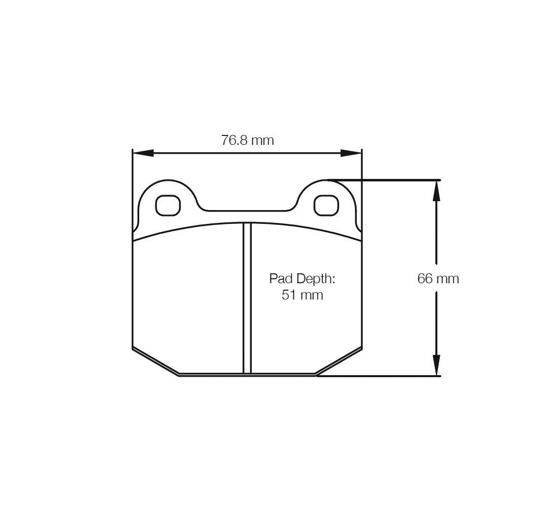 Plaquettes de frein PAGID Modèle FCP1562