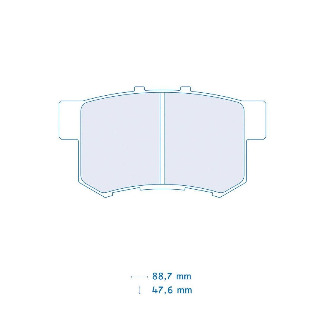 Pastillas de freno CARBONE LORRAINE Modelo FCP956