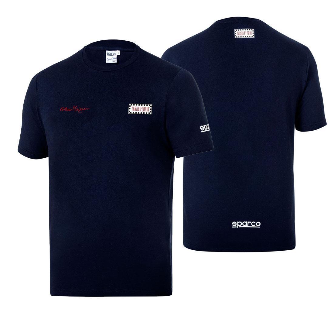 T-shirt TARGA FLORIO ARTURO MERZARIO AM1 Sparco - navy blue - L