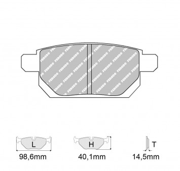 Plaquettes de frein FERODO Modèle FCP4430