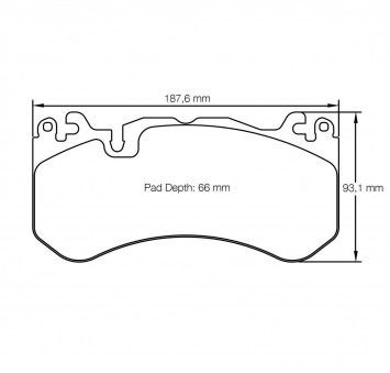 Plaquettes de frein PAGID Modèle E8238