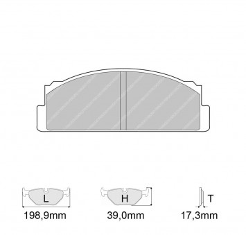 Brake Pads FERODO FCP29 Model