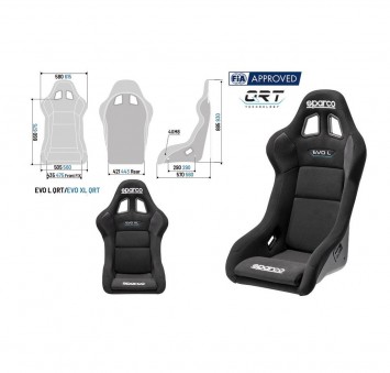 Seats SPARCO EVO L / XL QRT