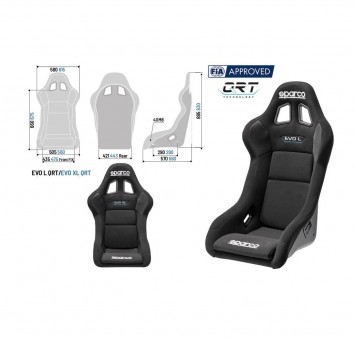 Seats SPARCO EVO L / XL QRT Seats SPARCO EVO L / XL QRT