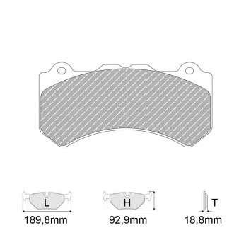 Brake Pads PAGID FRP3106 Model