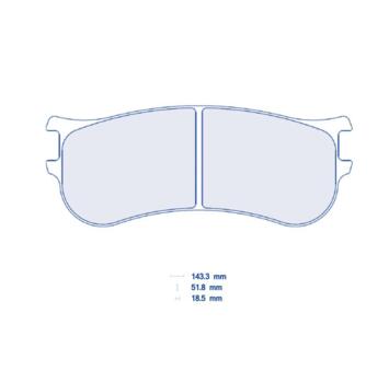 Brake Pads CARBONE LORRAINE CL4196