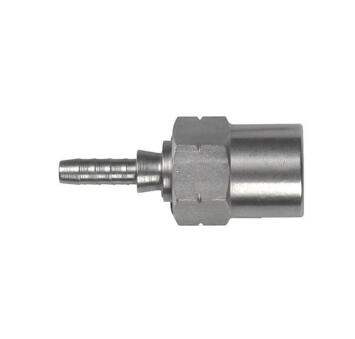 Straight female concave fitting Metric