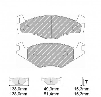 Brake Pads FCP392 Model