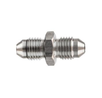 Straight male-male JIC chrome plated adaptor