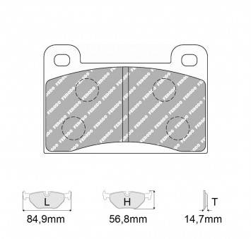 Plaquettes de frein Modèle FCP461