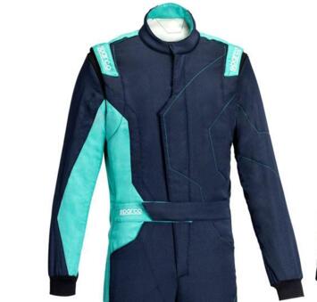 Combinaison pilote Sparco SPRINT ADVANCED-ASY bleu marine/rouge - Taille 48