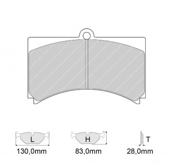Plaquettes de frein FERODO Modèle FRP3060