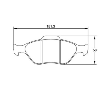 Plaquettes de frein PAGID Modèle E4913