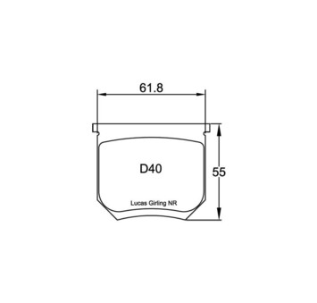 Plaquettes de frein PAGID Modèle E8055