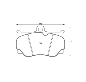 Brake Pads PAGID E8011 Model