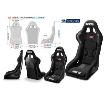 Seats SPARCO EVO CARBON Seats SPARCO EVO CARBON