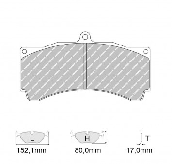 Plaquettes de frein Modèle FRP3077