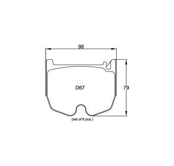 Brake Pads PAGID E8027 Model