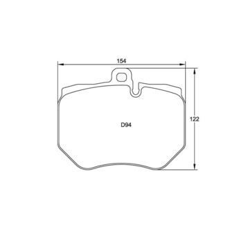 Plaquettes de frein PAGID Modèle E4910