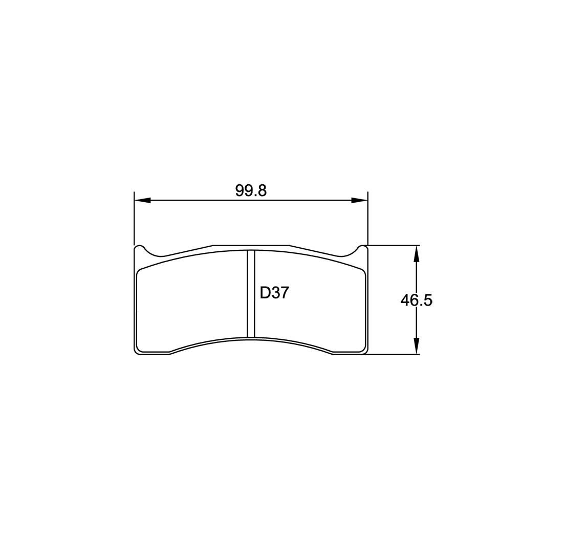 4 brake pads set - Carbone Lorraine