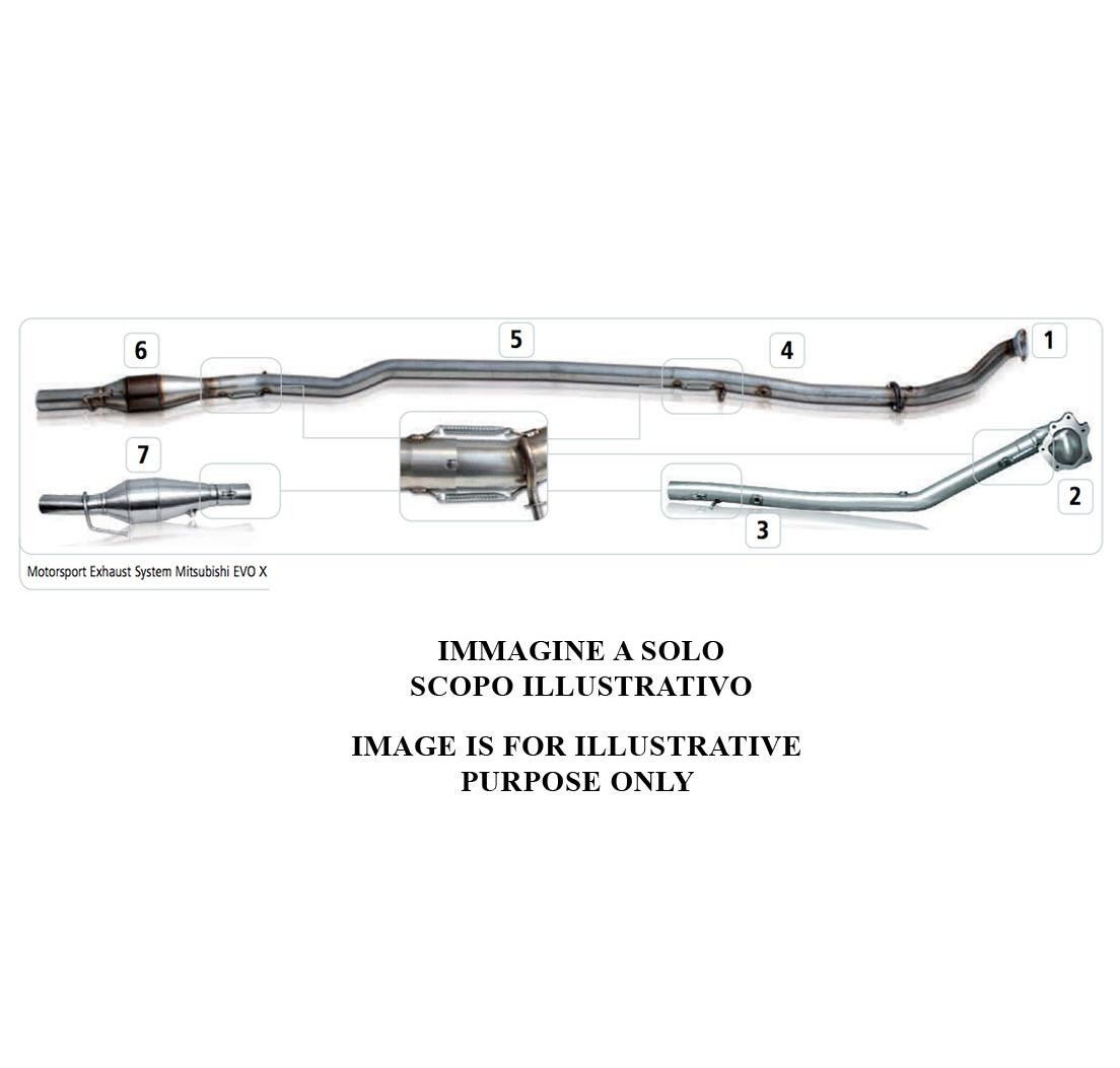 Front pipe EVO 7/8/9/ Gr. N