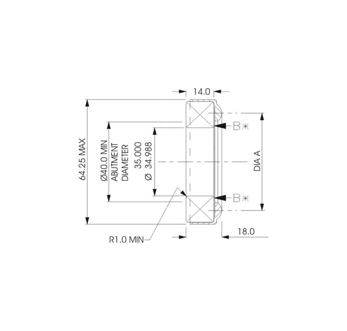 Release bearings AP RACING 35 mm std