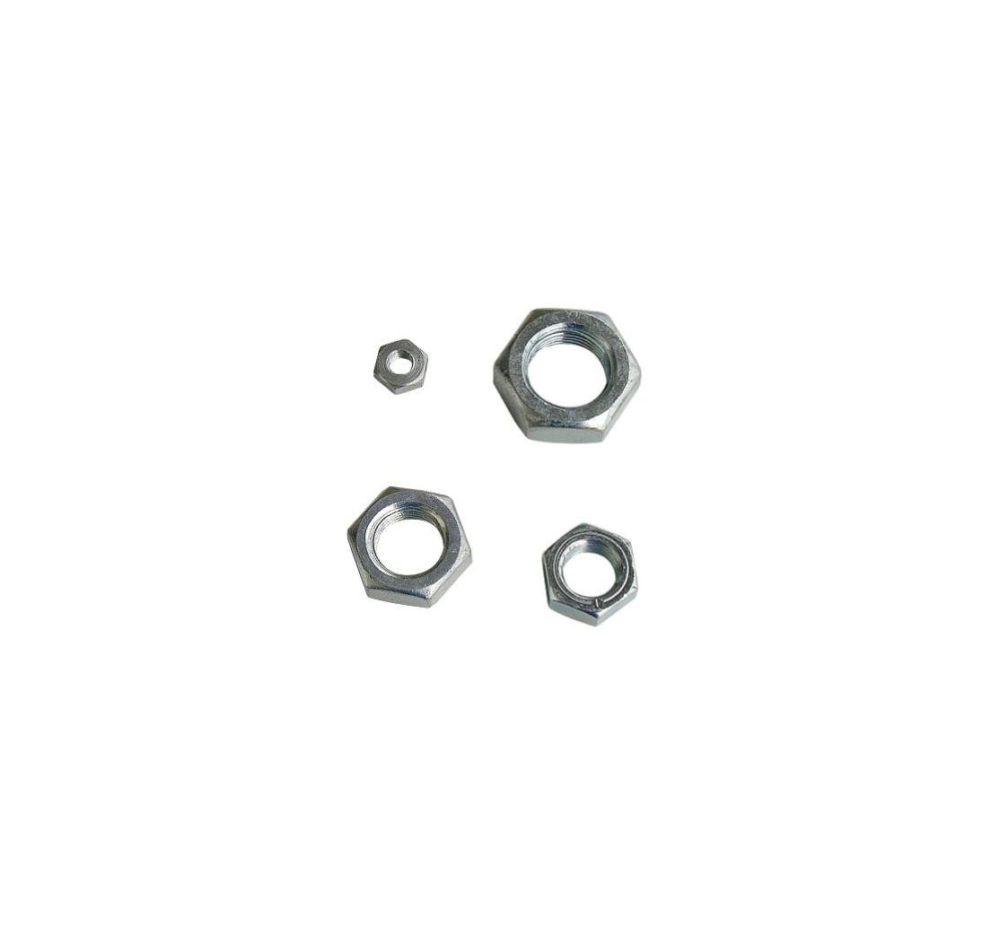 Lock nut 10 x 1,25 - LH - Nickel