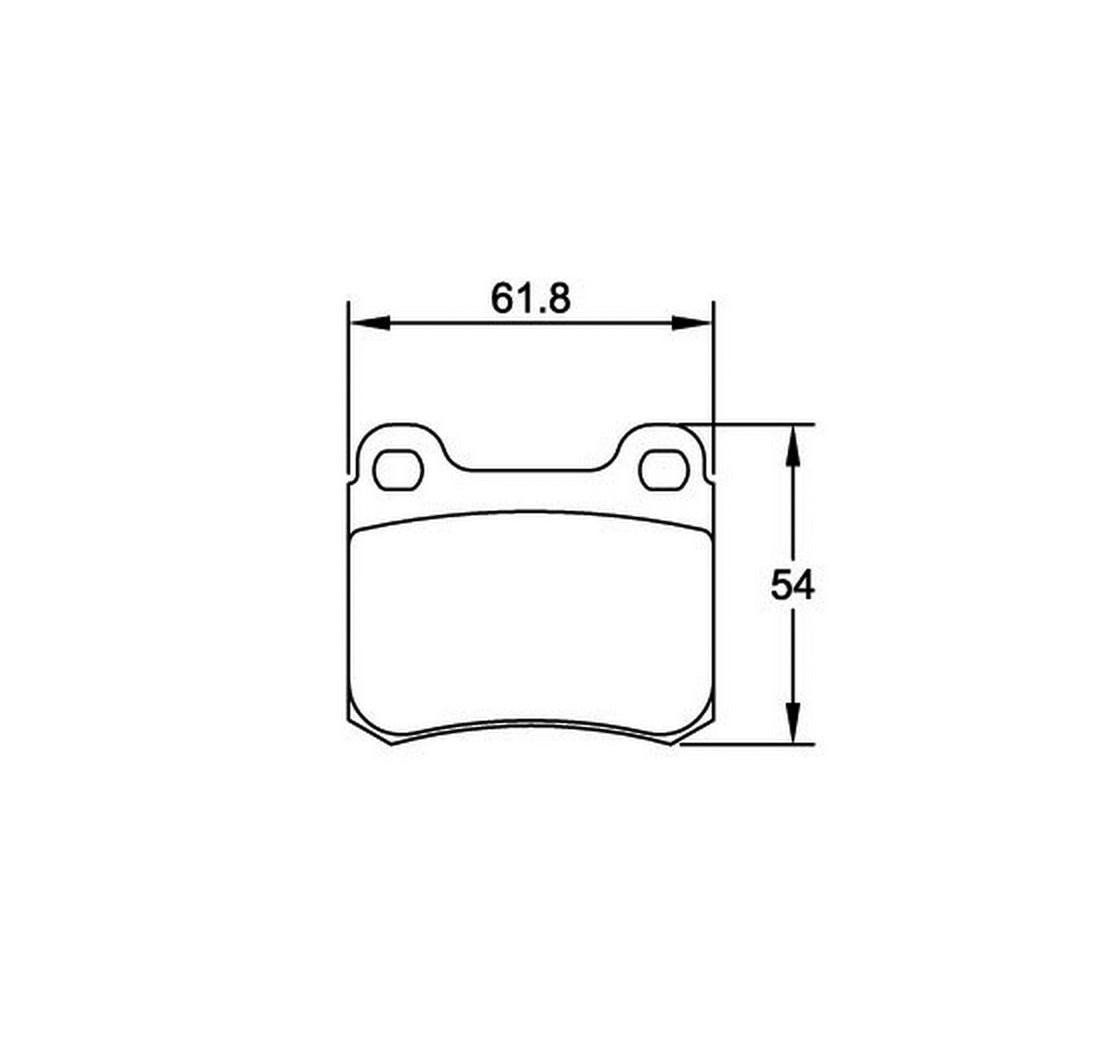 Brake Pads PAGID FCP586 Model