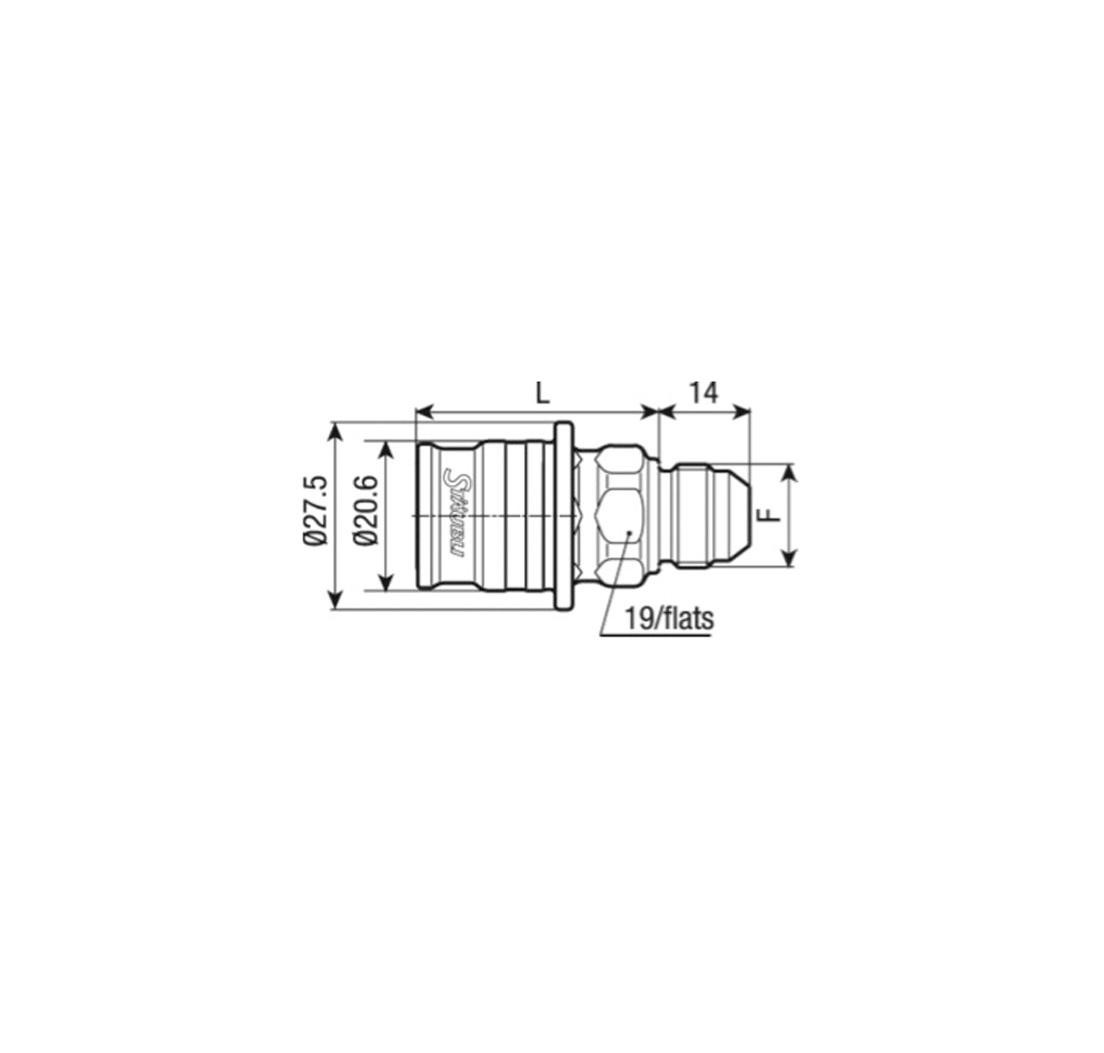 Socket filetage femelle