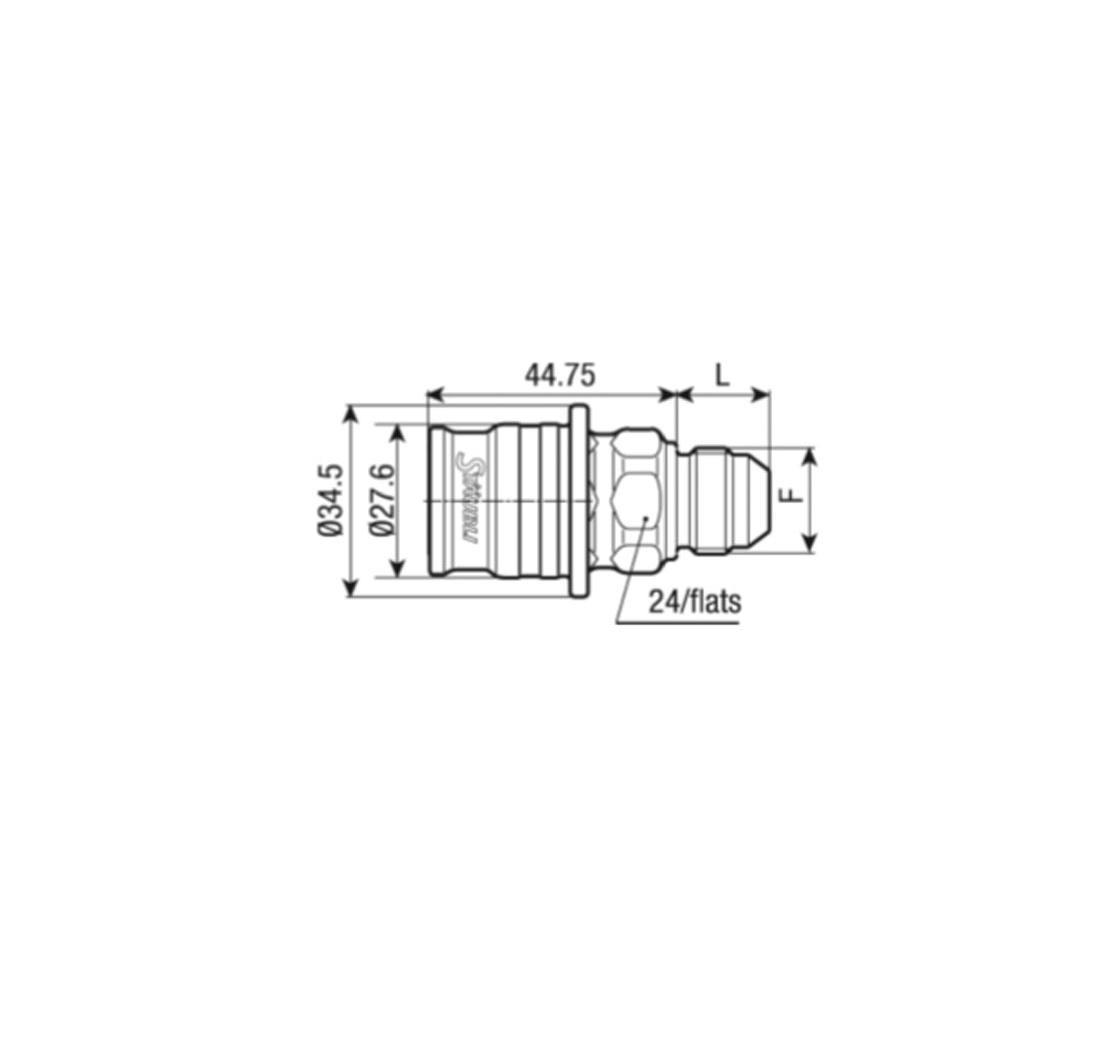 Male thread socket