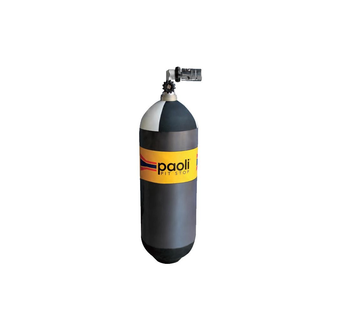9 litres carbon air bottle - 300 Bar - simple connection