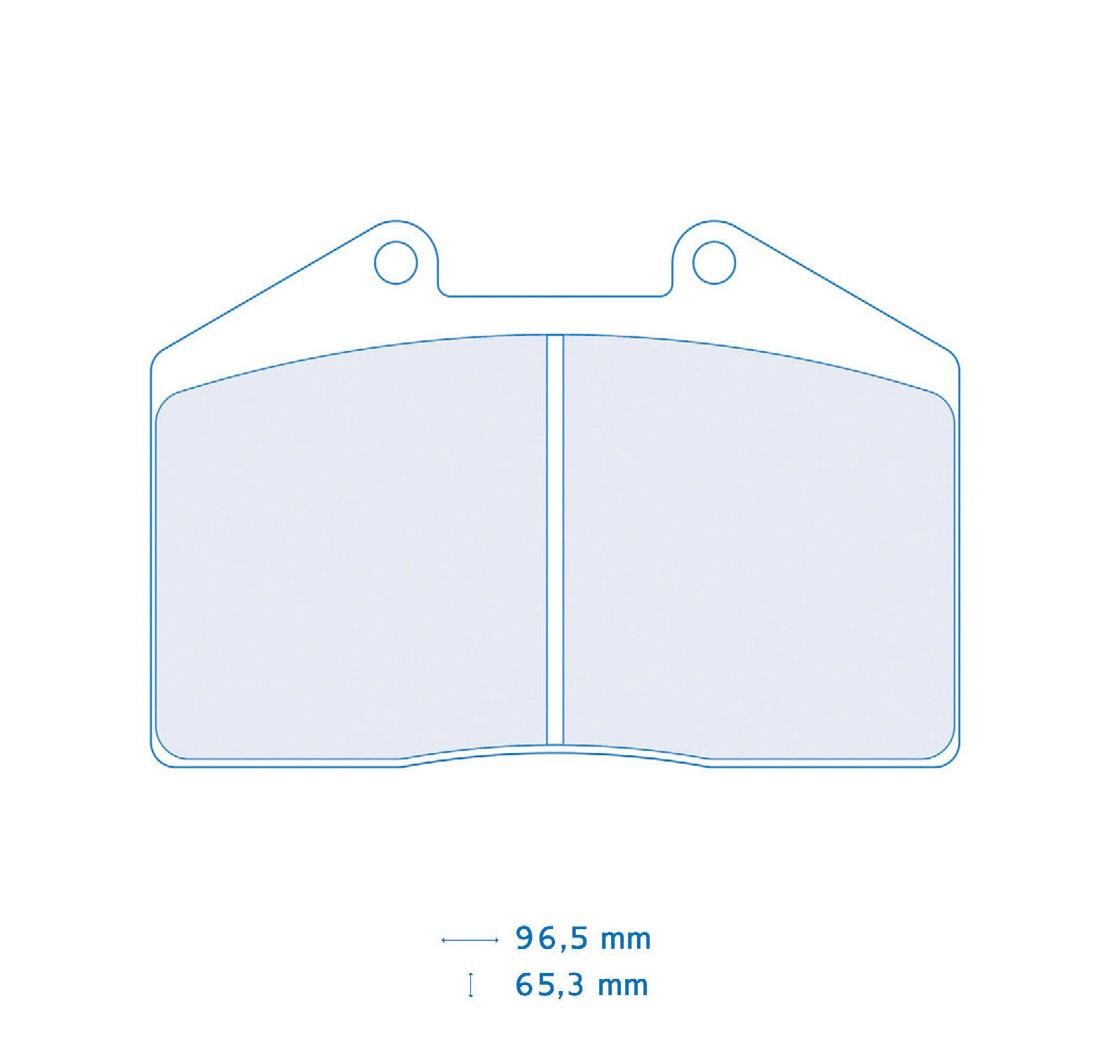 Brake Pads CARBONE LORRAINE FCP451 Model
