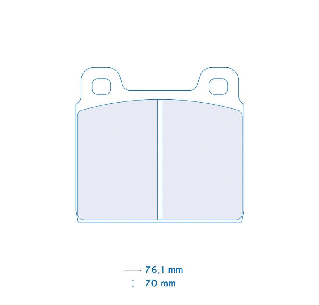 Pastiglie Freno CARBONE LORRAINE Modello FCP11