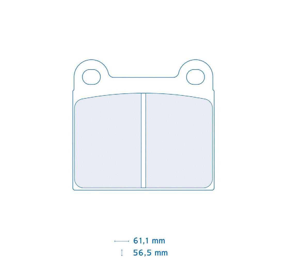 Plaquettes de frein CARBONE LORRAINE Modèle FCP2