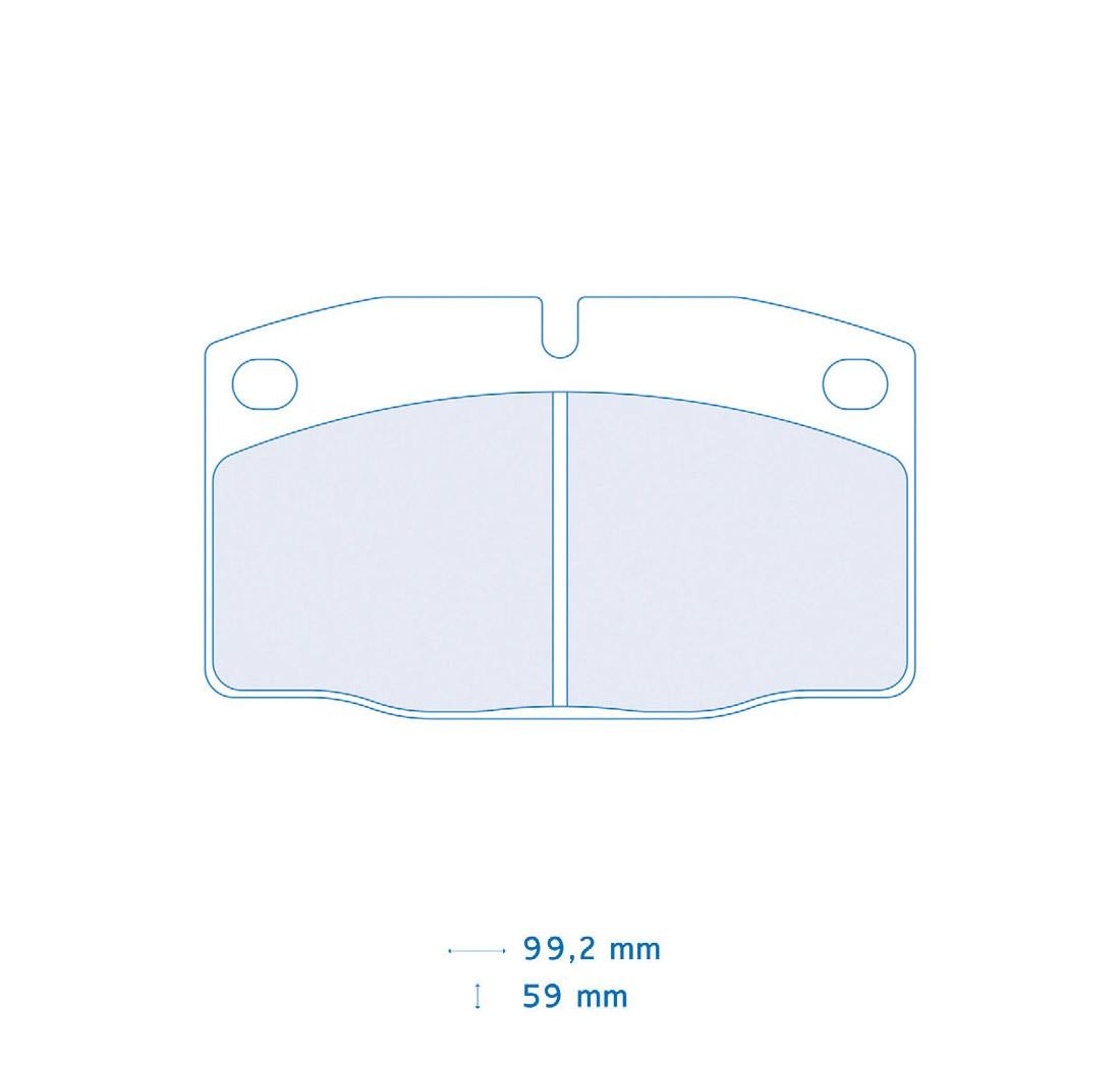 Brake Pads CARBONE LORRAINE FCP173 Model