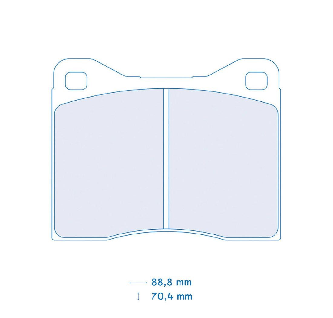 Brake Pads CARBONE LORRAINE FCP399 Model