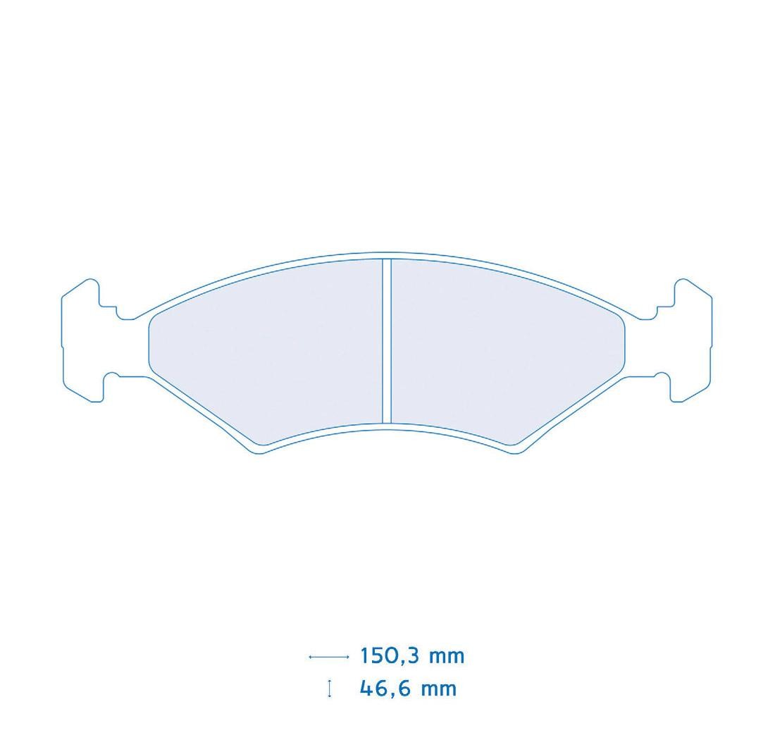 Brake Pads CARBONE LORRAINE FCP206 Model