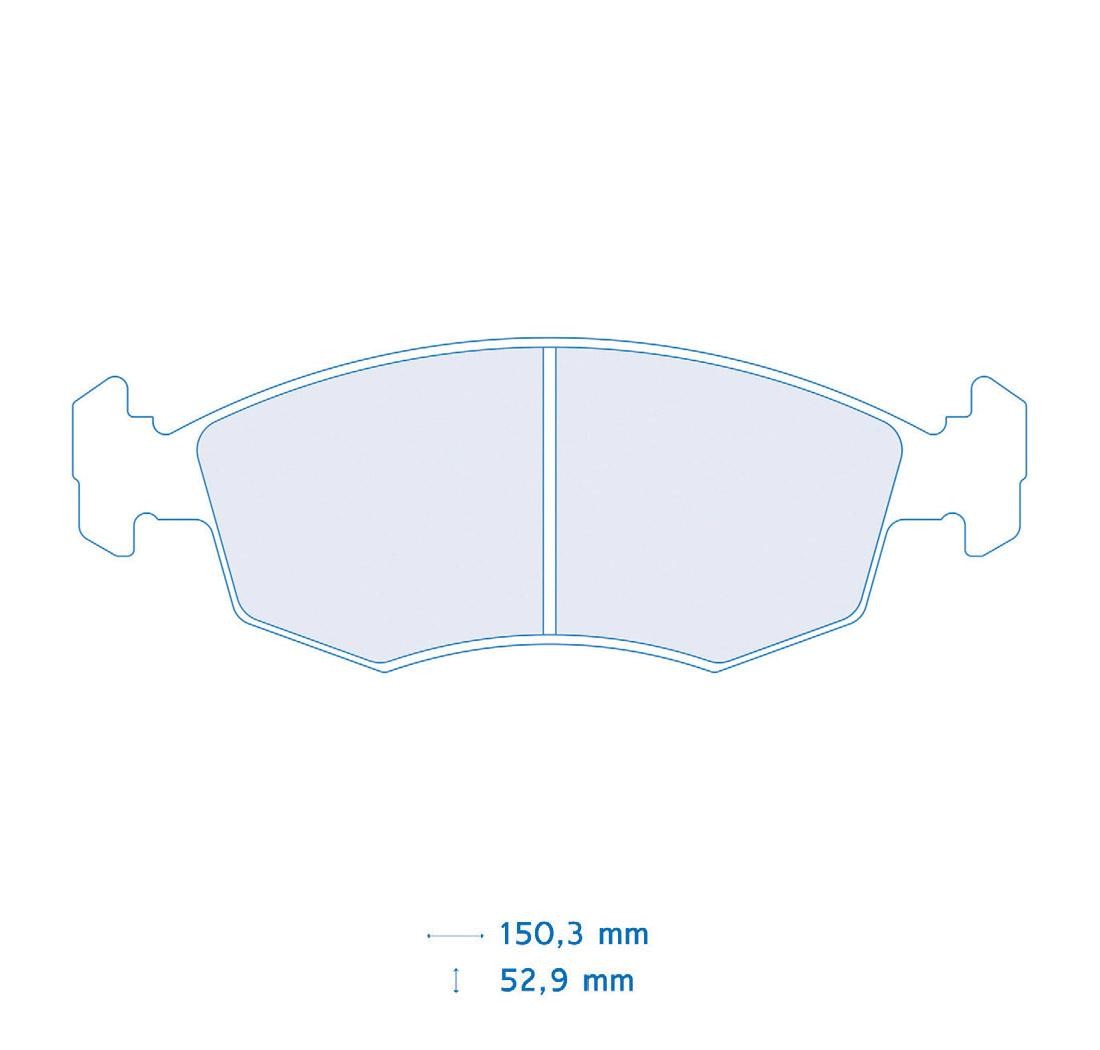 Brake Pads CARBONE LORRAINE FCP276 Model