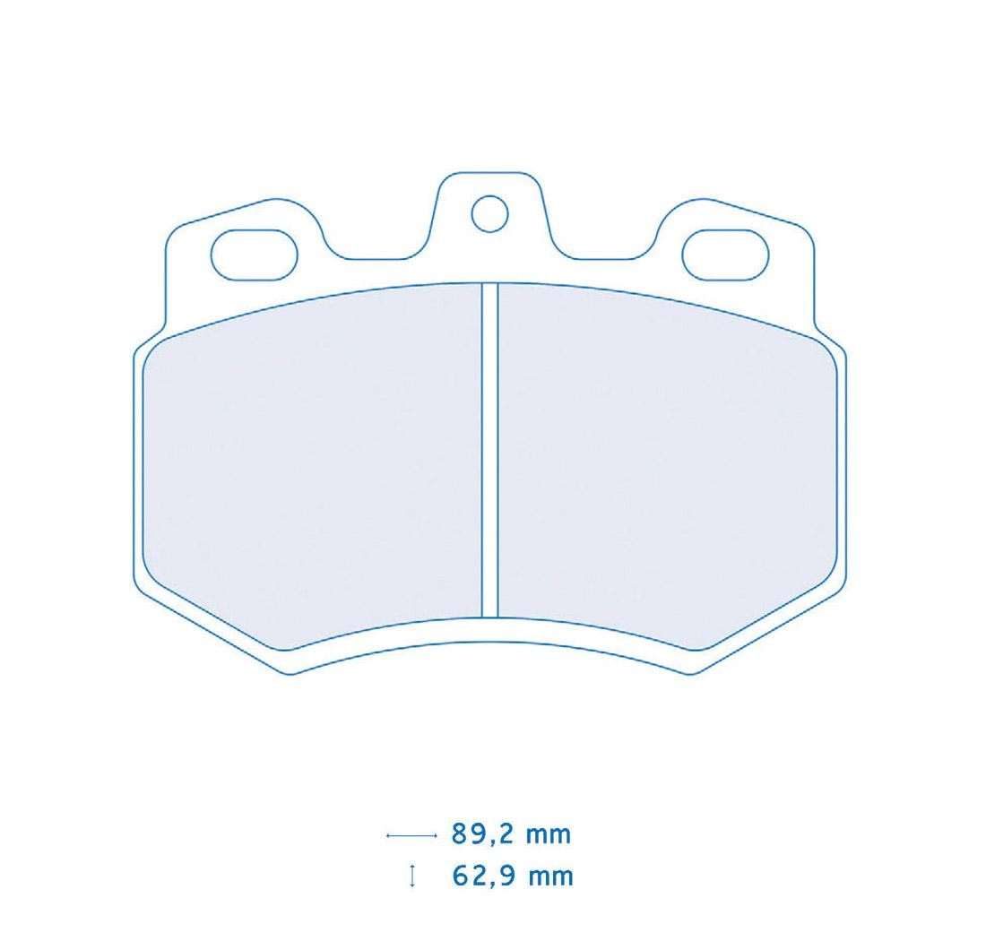 Set 4 pastiglie Carbone Lorraine