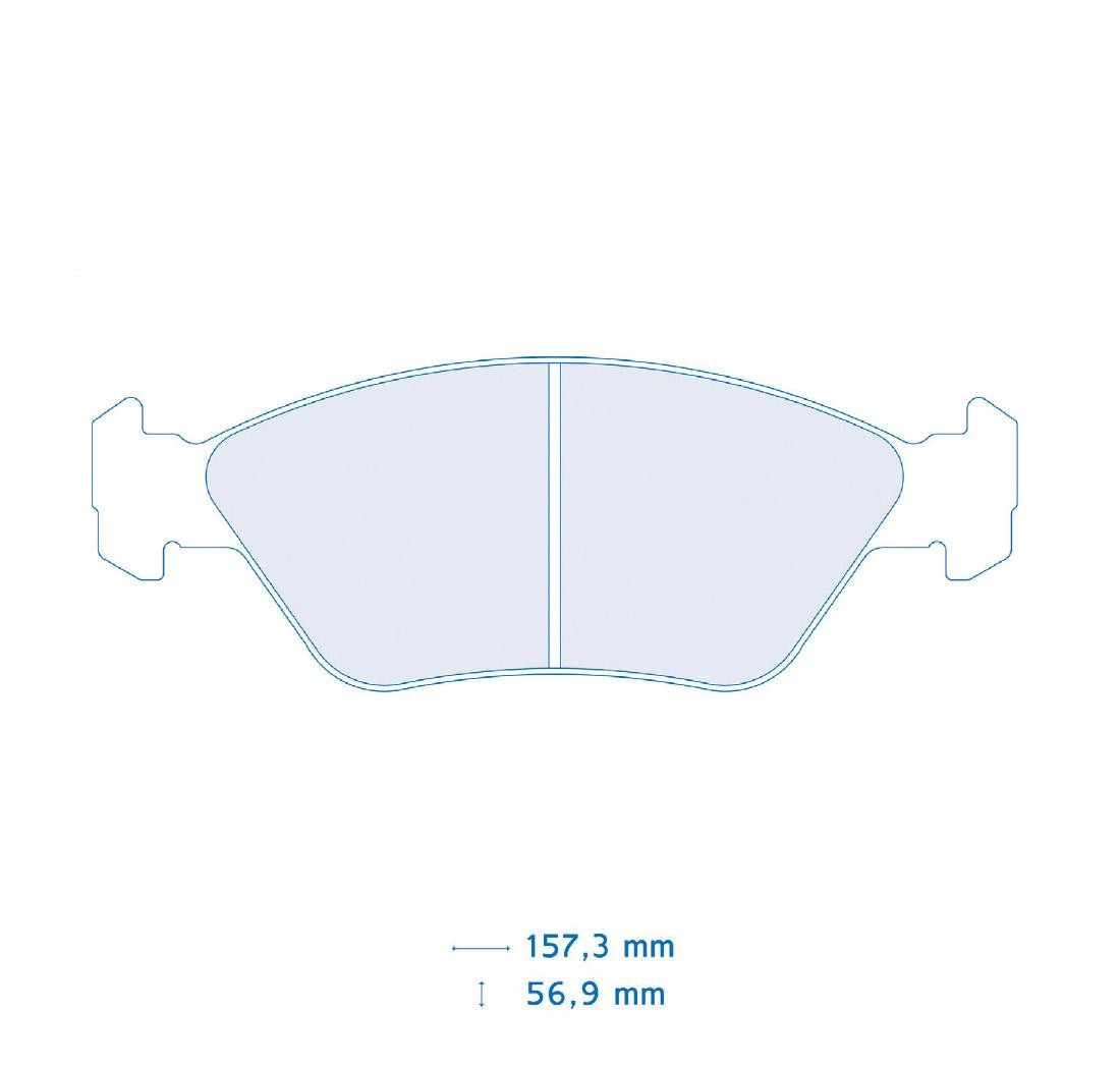 Pastillas de freno CARBONE LORRAINE Modelo FCP256