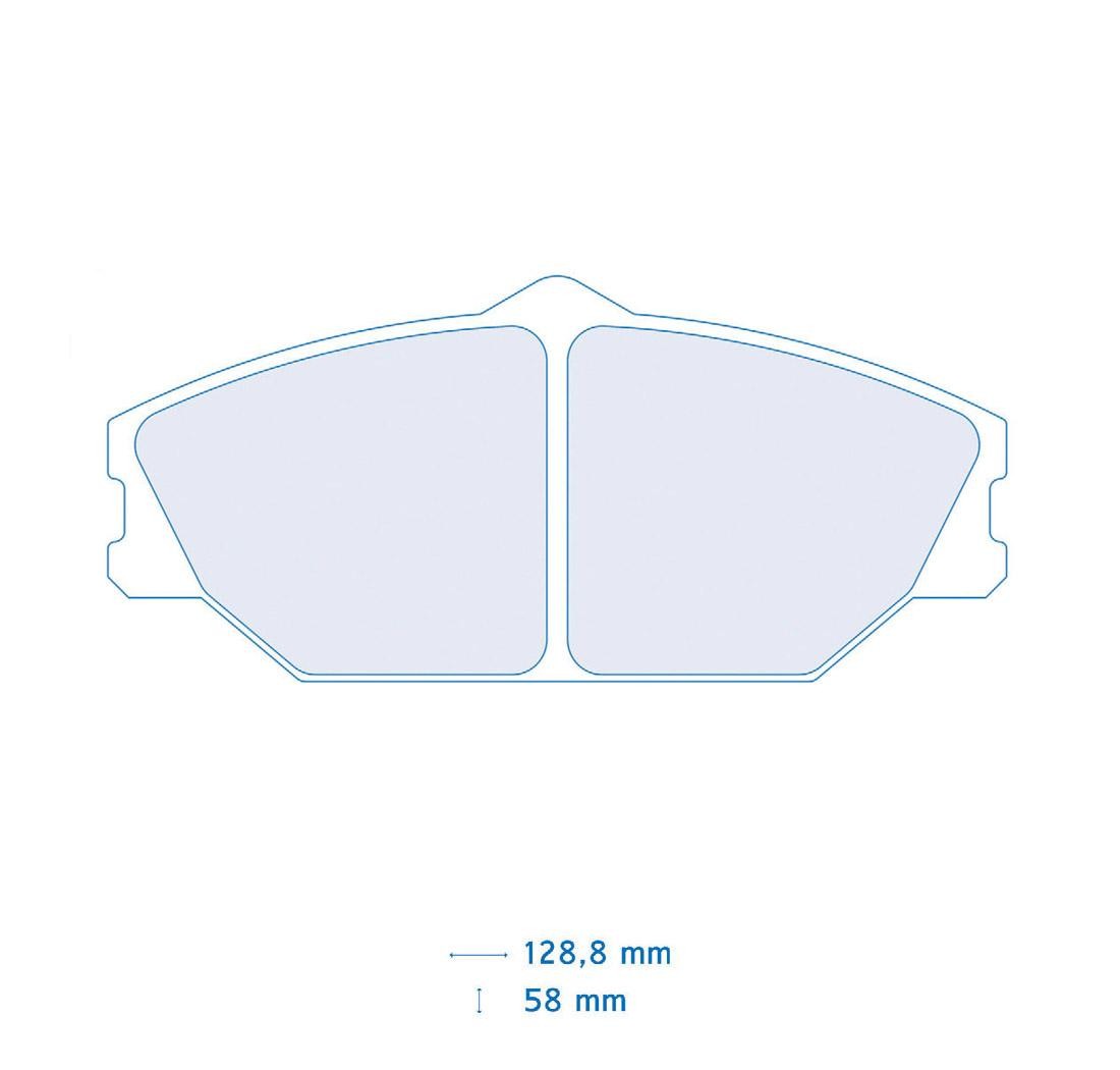 Set 4 pastiglie Carbone Lorraine