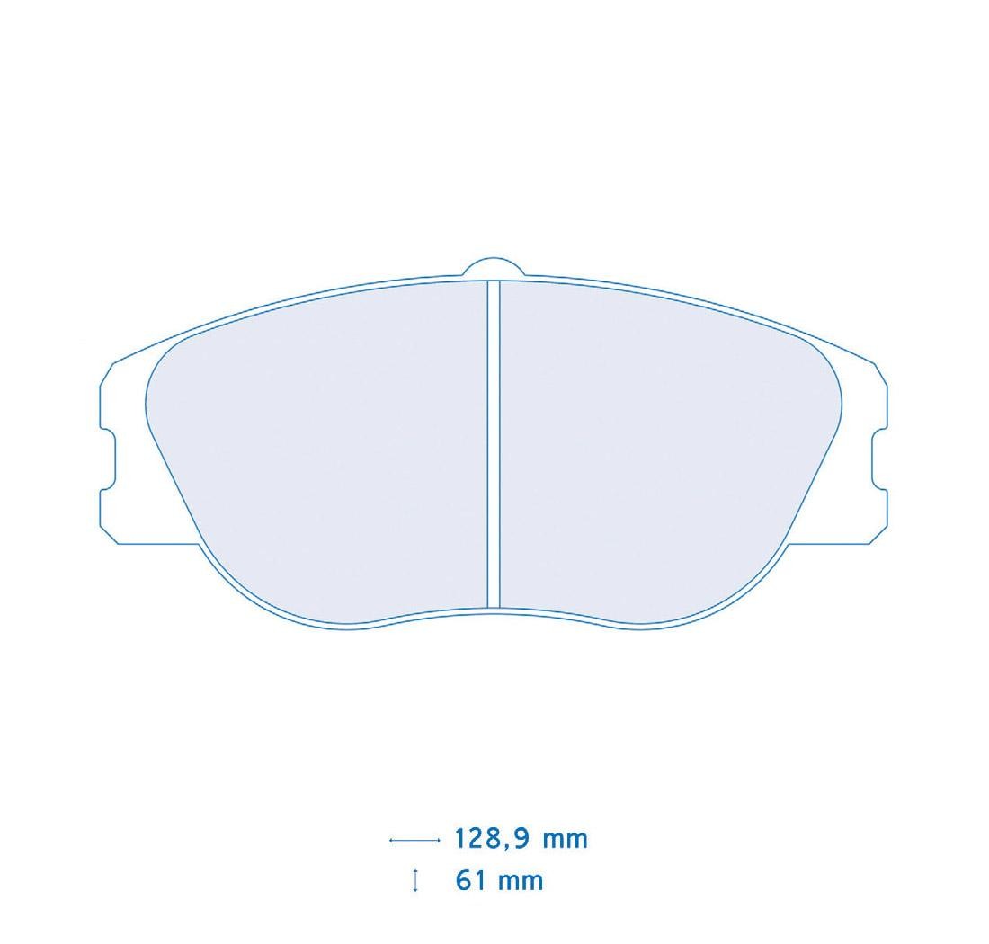 Brake Pads CARBONE LORRAINE FCP565 Model