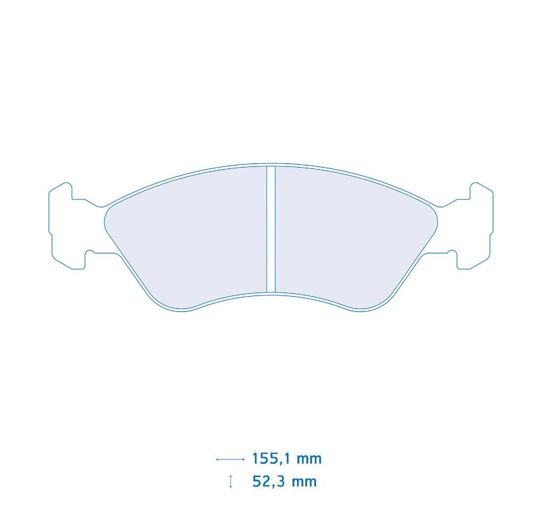 4 brake pads set - Carbone Lorraine