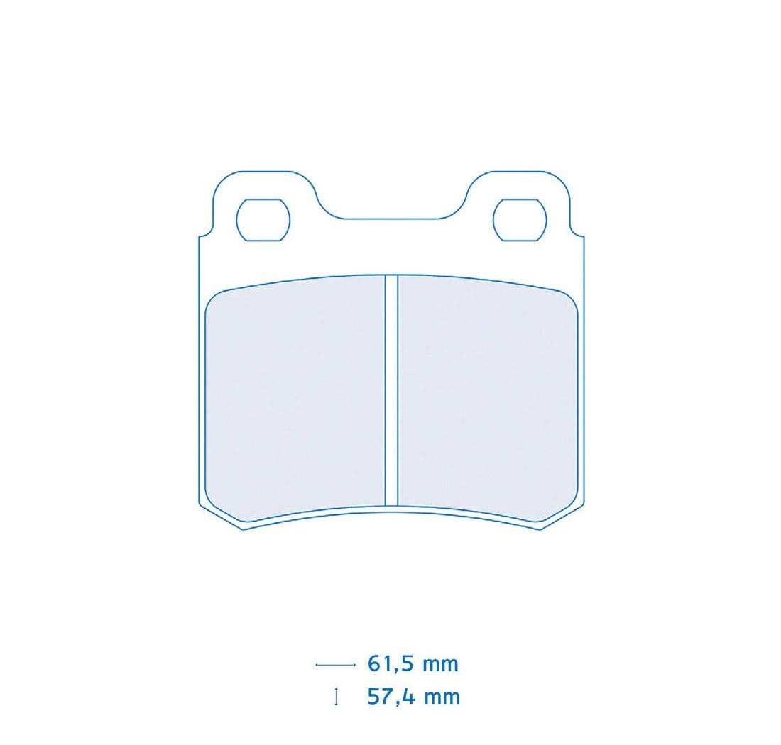 Brake Pads CARBONE LORRAINE FCP586 Model