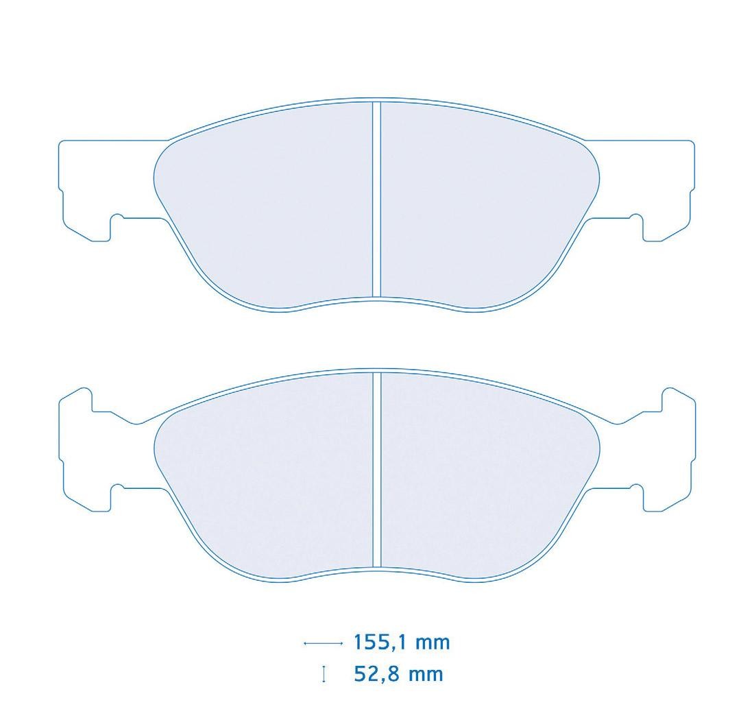 Plaquettes de frein CARBONE LORRAINE Modèle FCP1056