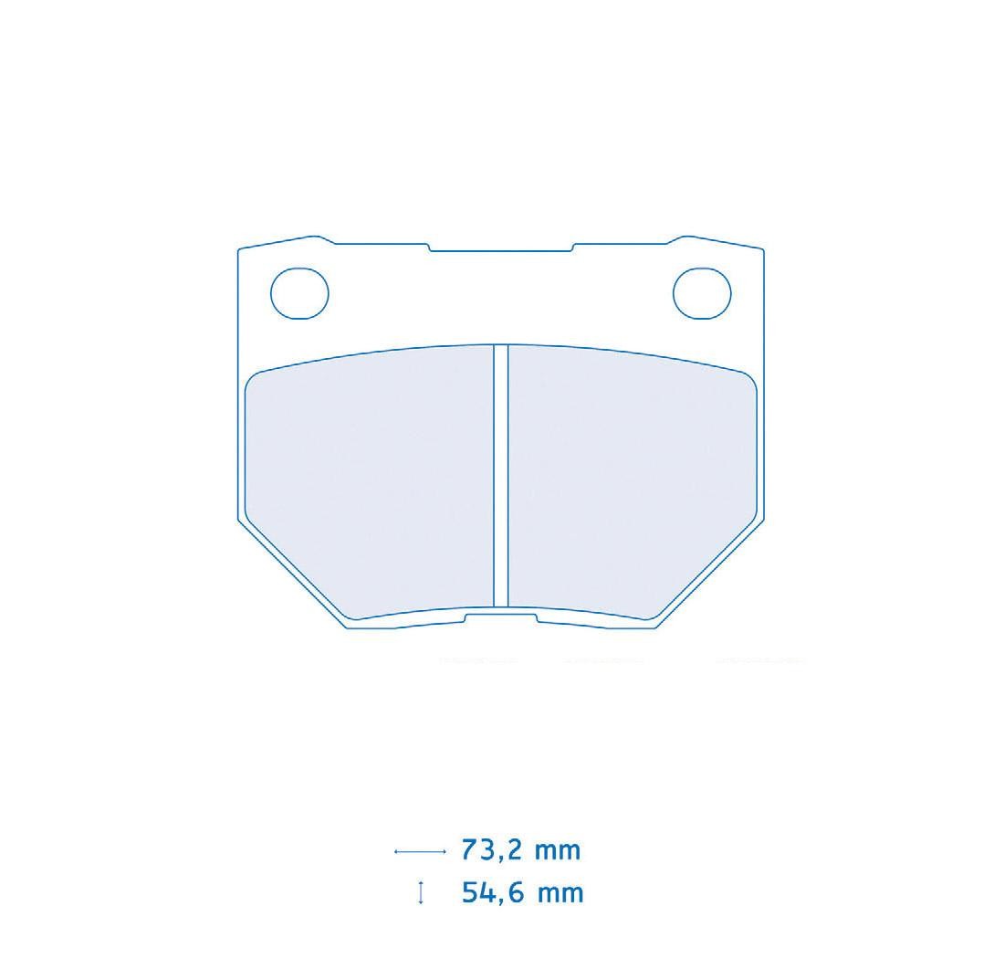 Pastiglie Freno CARBONE LORRAINE Modello FCP1372