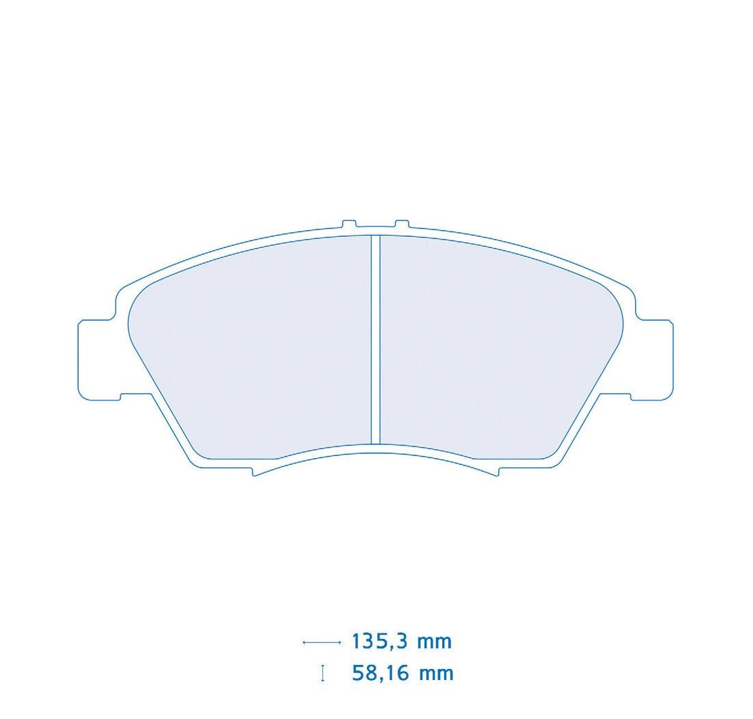 4 brake pads set - Carbone Lorraine